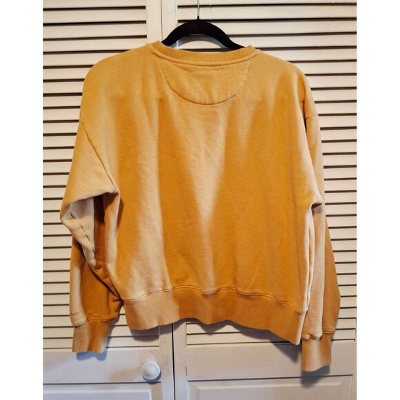 Merrell Rockstar Logo Sweatshirt M/M Tan Cotton Blend Crewneck Cozy core Outdoor - Picture 6 of 7